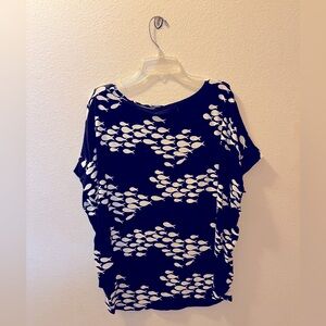 Fighting Eel / Ava Sky NWT Top Momo in Black Fish M